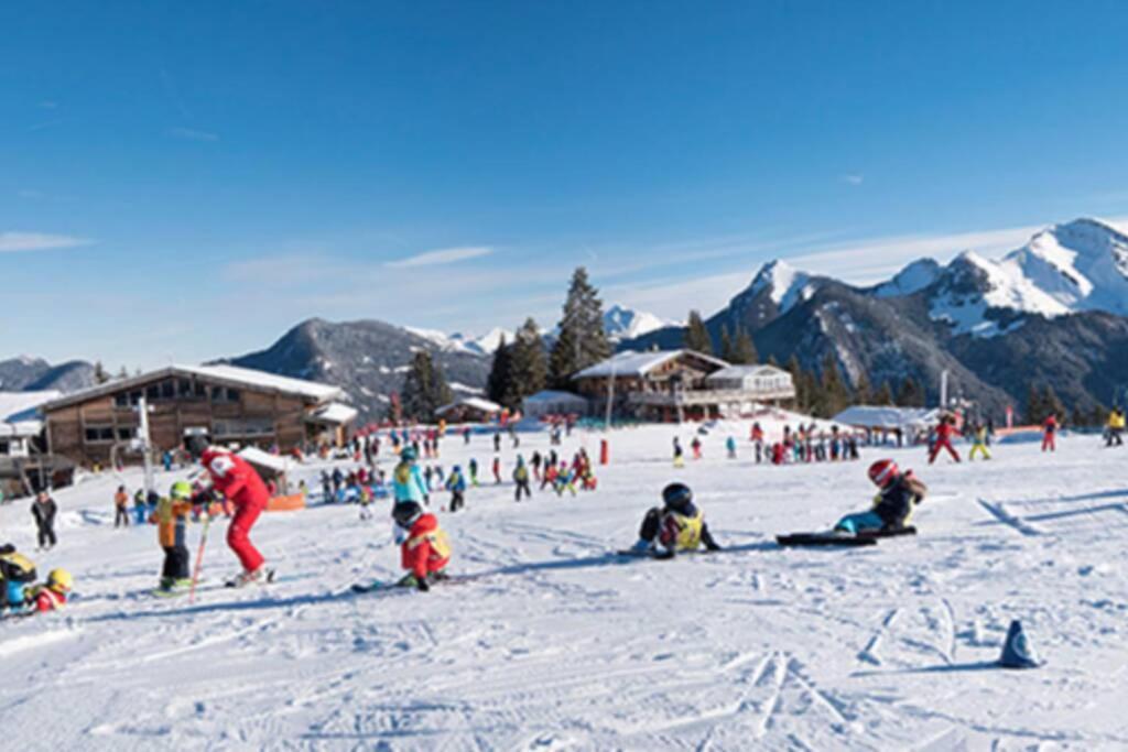 Le Relai S34 - Grand Et Lumineux Studio Avec Coin Montagne 4-6 Pers Avec Wifi, 50M Des Pistes, Grand Balcon Expose Sud, Draps Non Compris Saint-Jean-dʼAulps エクステリア 写真